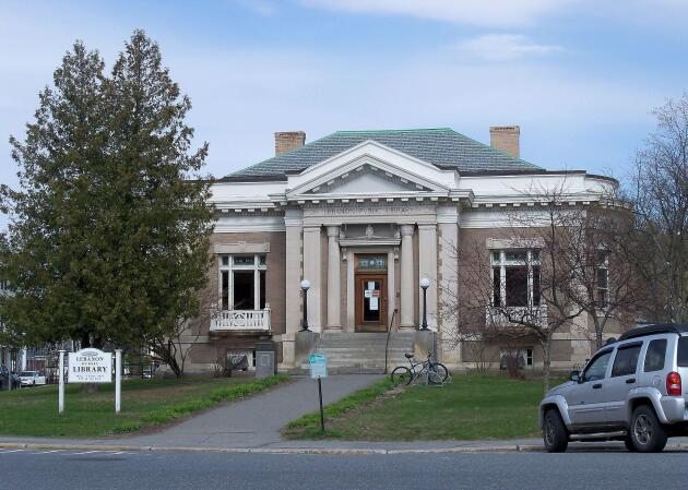 La bibliothèque de Lebanon, dans le New Hampshire.