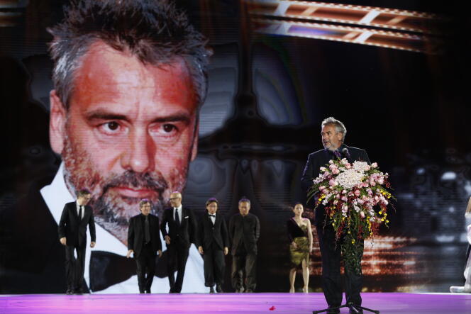 Le producteur Luc Besson a présidé le jury du Festival international du film de Pékin, en avril 2015.