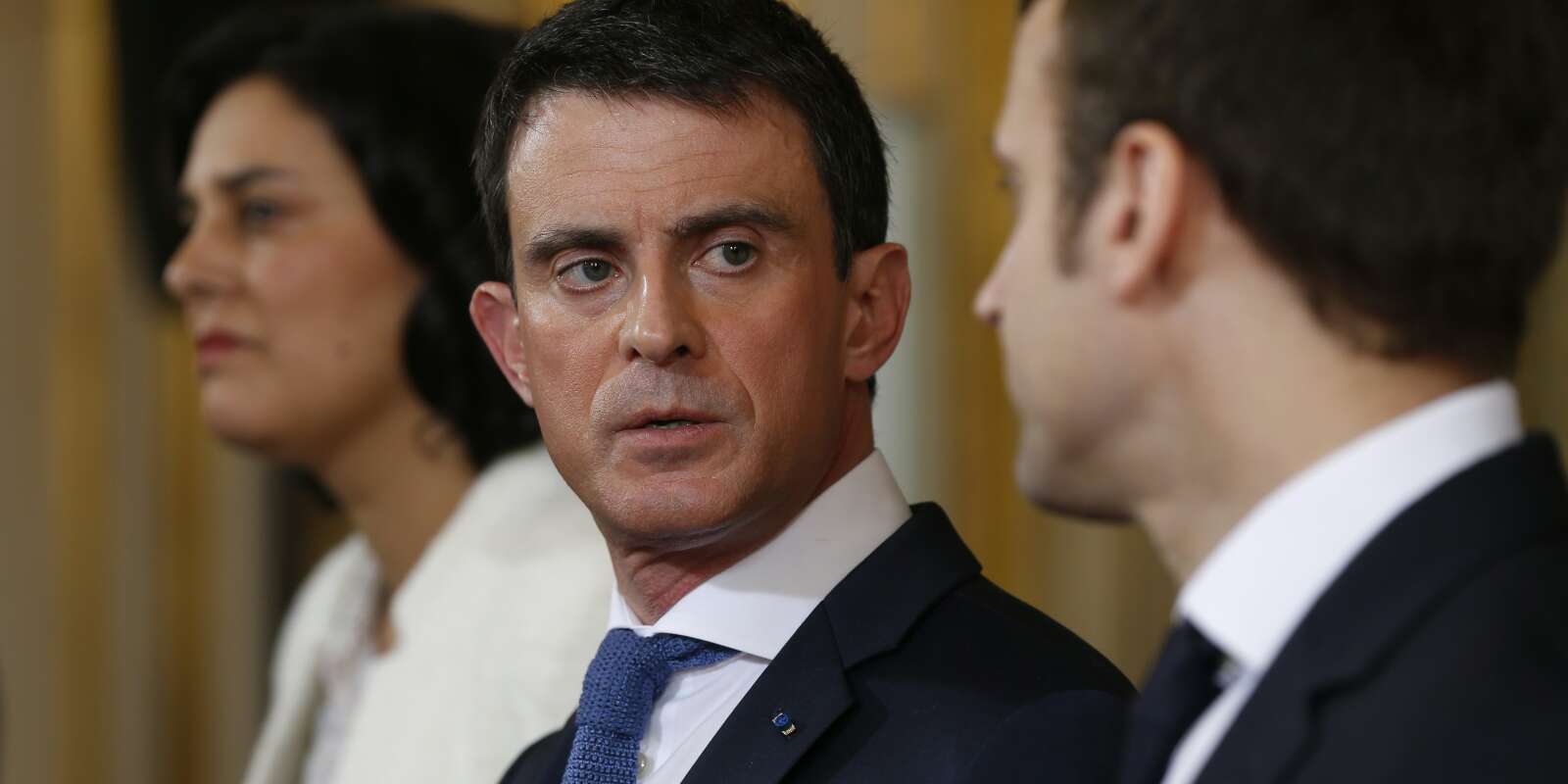 Manuel Valls, le 11 mars à Matignon. / AFP / THOMAS SAMSON