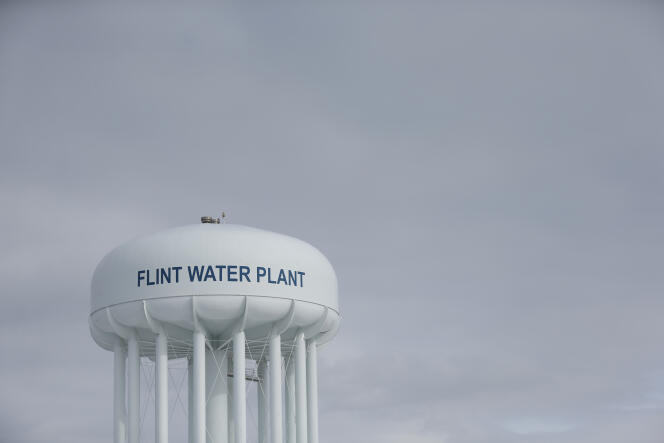 La réserve d’eau de Flint (Michigan), le 26 février.