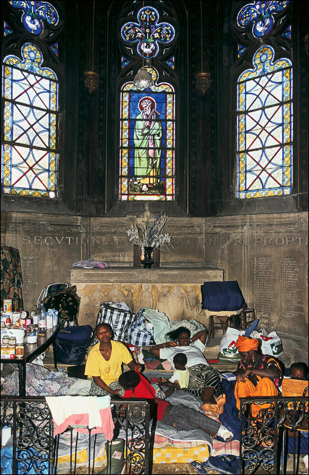 Eglise Saint-Bernard, en août 1996.