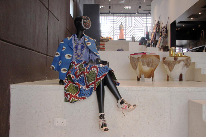 L'intérieur d'Alara, le concept-store de Reni Folawiyo, à Lagos.