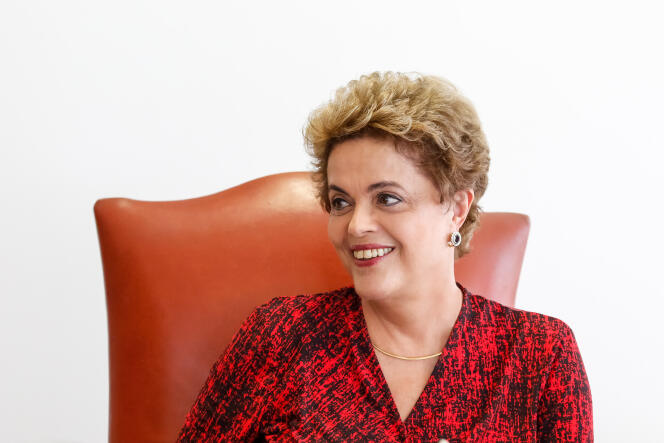 Dilma Rousseff à Brasília le 24 mars 2016.