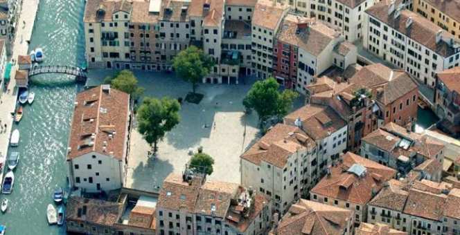 Vue du Cannareggio, à Venise, où dès le début du XVIe siècle, la République de Venise enferma les juifs.