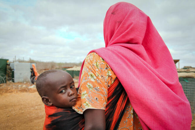 Dans un camp de réfugiés à Baidoa, en Somalie, en 2013.
