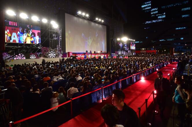 Cérémonie d'ouverture du festival du film de Busan, le 1er octobre 2015.
