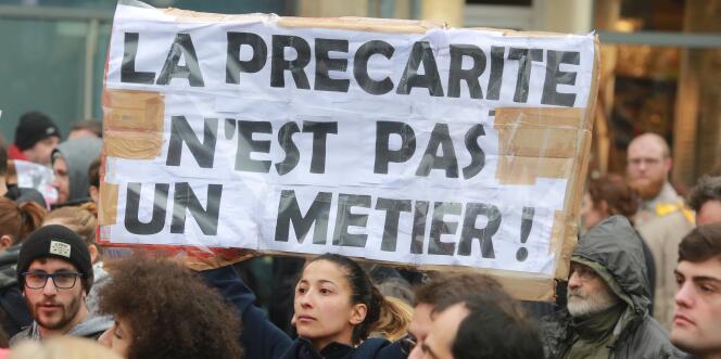 Lors des manifestations contre la loi travail, le 31 mars 2016 à Bordeaux.