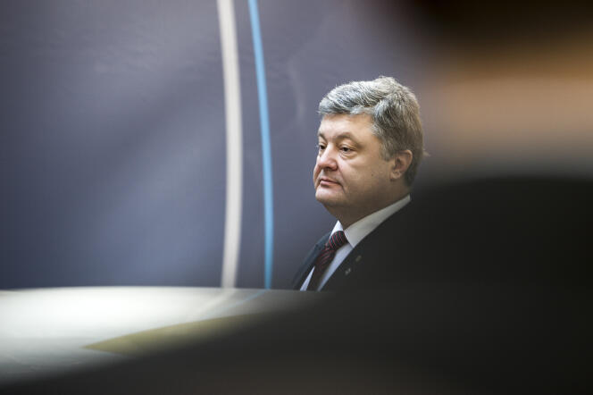 Petro Porochenko, le président ukrainien au conseil européen à Bruxelles, le 17 mars.