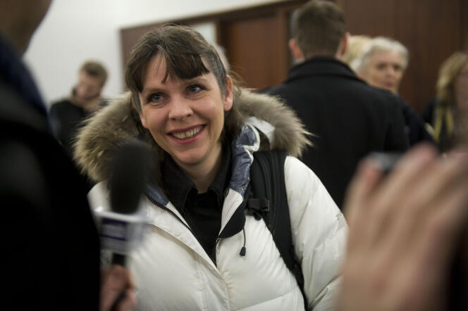 Birgitta Jonsdottir, à la tête du Parti pirate islandais. Ici, en 2011.