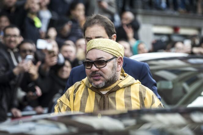 Mohammed VI, le roi du Maroc, à Amsterdam, le 30 mars 2016.
