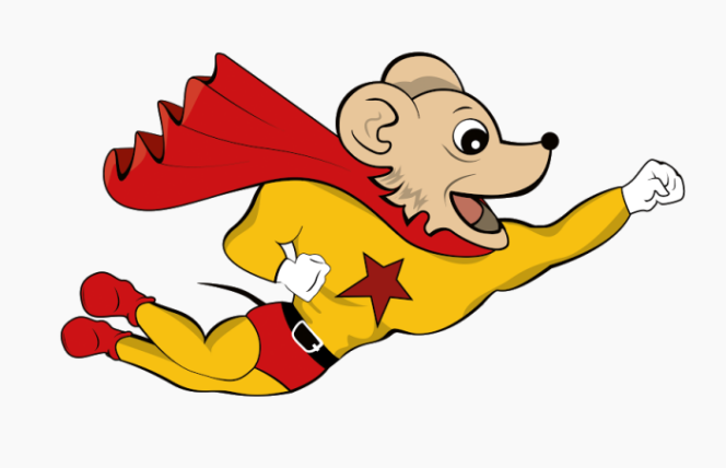 Dinkan, personnage principal d’une bande dessinée pour enfants, a acquis des super-pouvoirs après avoir été attaquée par des extraterrestres.