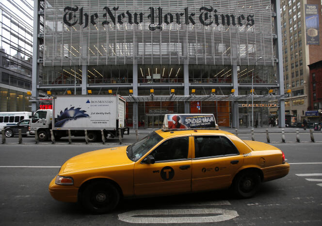 Les locaux du groupe The New-York Times à New-York.