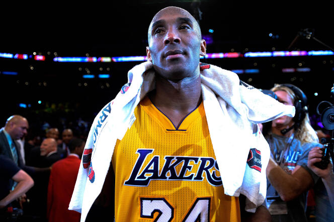 Kobe Bryant, jeudi 14 avril, au Staples Center de Los Angeles.