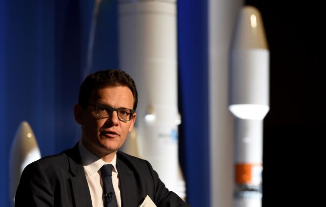 Le PDG d'Arianespace, Stéphane Israël, à Tokyo, le 19 avril.