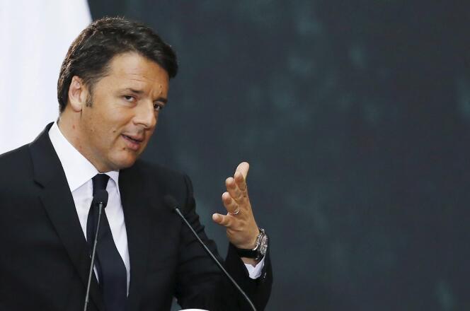 Le premier ministre italien,Matteo Renzi, le 20 avril 2016.