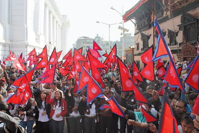 Les membres de Bibeksheel Nepali manifestent régulièrement dans les rues de Katmandou pour demander des comptes au gouvernement.