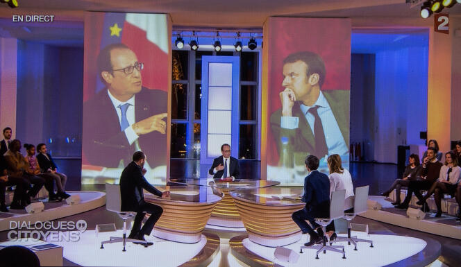 François Hollande lors de l'émission 