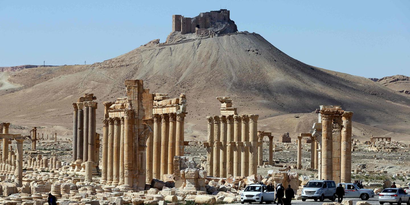 תַּדְמוֹר , en grec : Le site archéologique de Palmyre, en Syrie, préservé « en ...