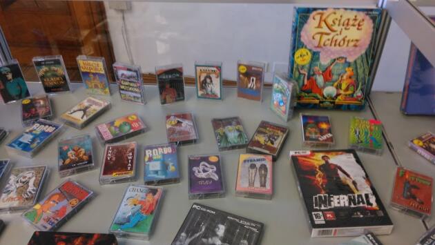 Collection de jeux polonais des années 1990.