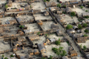 Un village à proximité de N’Djamena (Tchad), en septembre 2007.