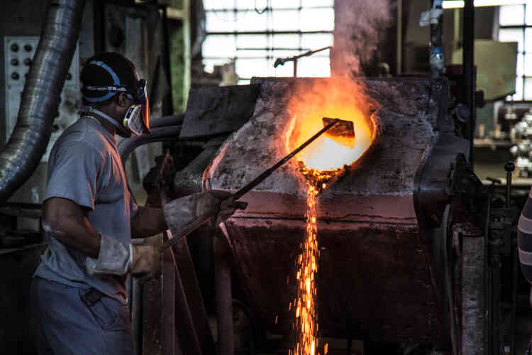 La fonderie Gillet a la particularité de réaliser des pièces en aluminium et en alliage type bronze et cuproaluminium.