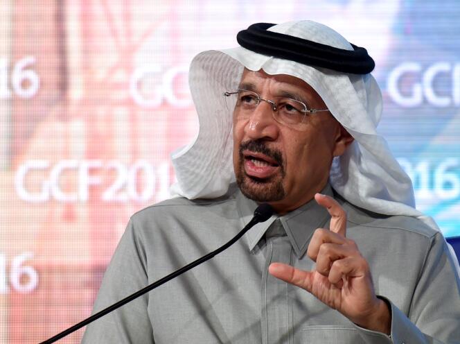 Le nouveau ministre saoudien du pétrole, Khaled Al-Faleh, en janvier, lorsqu’il était encore PDG de  Saudi Aramco.