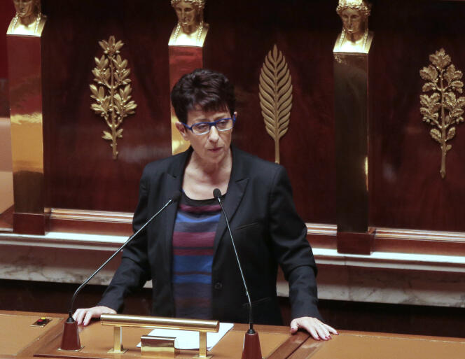 Catherine Demorton, à l’Assemblée nationale, le 20 octobre 2015.