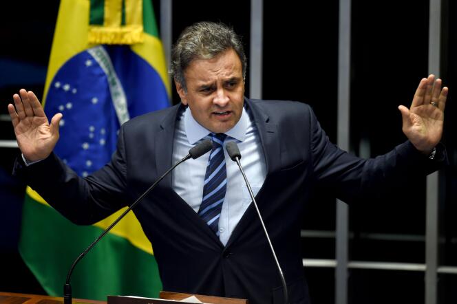 Le sénateur Aecio Neves, le 11 mai 2016.
