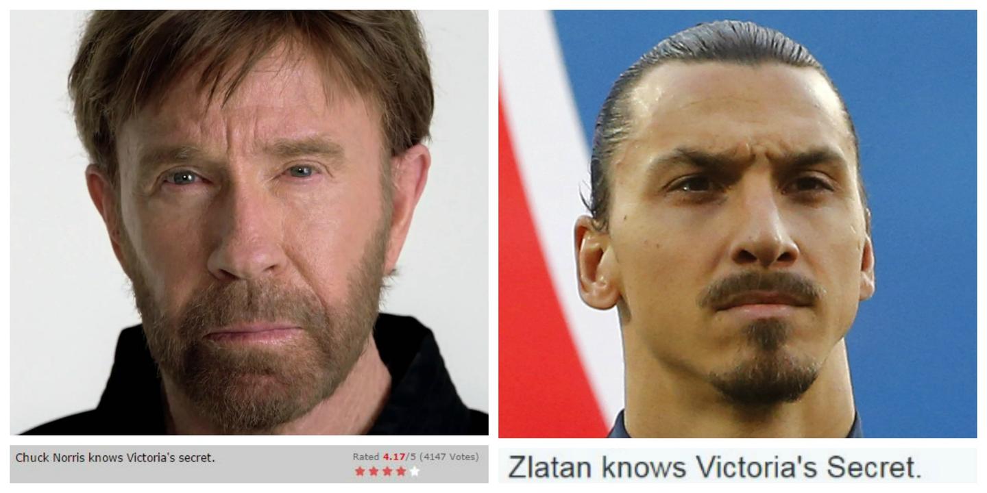 Avoir Images Ce Que Zlatan Ibrahimovic Doit A Chuck Norris dernière par