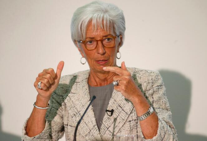 Christine Lagarde, directrice générale du FMI,  à Londres le 13 mai.
