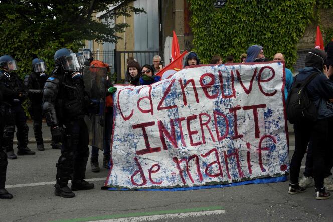 Manifestation contre la loi travail à Rennes, le 19 mai.