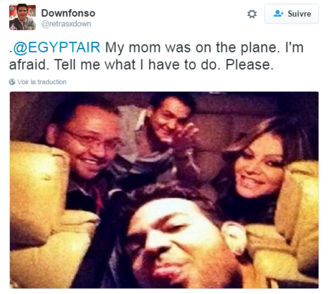 Cet internaute a fait croire que sa mère était à bord de l’avion qui s’est abîmé en mer.