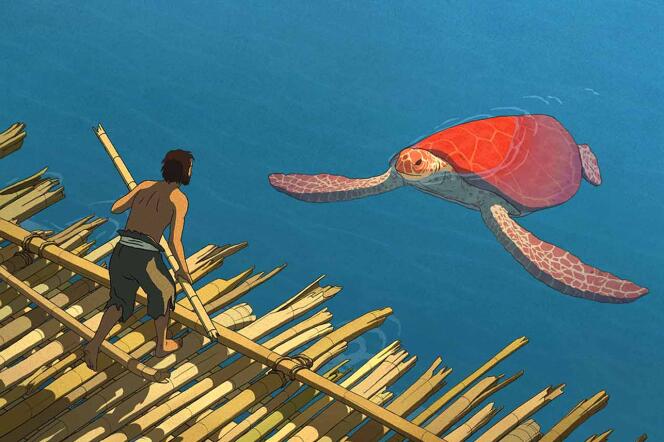 Une image du film d’animation français, belge et japonais de Michael Dudok de Wit, « La Tortue rouge » (« The Red Turtle »).