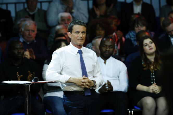 Manuel Valls à Evry le 18 mai.