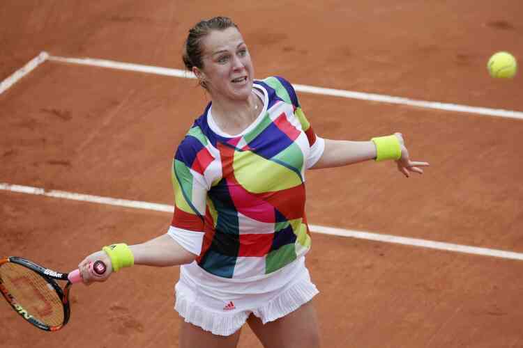 Peut-être est-ce une tenue porte-bonheur? En tout cas, elle n’a pas empêchée sa propriétaire, la Russe Anastasia Pavlyuchenkova, 24e mondiale, de pulvériser l’Espagnole Sara Sorribes (6-2, 6-0).