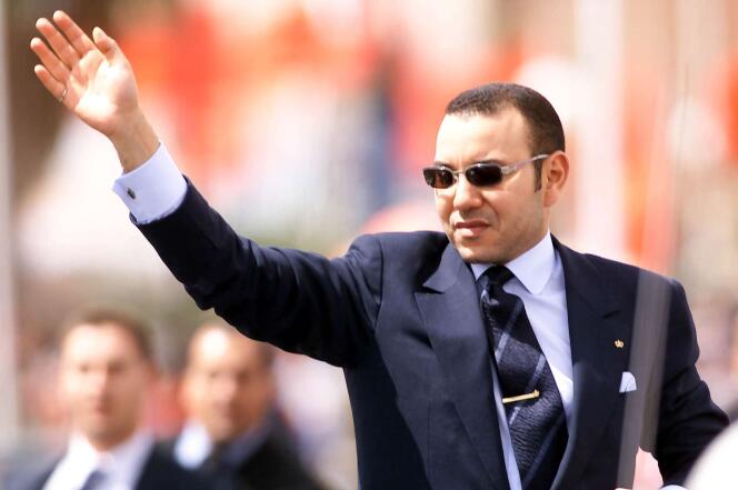 Mohammed VI, dans les premières années de son règne, en mars 2002.