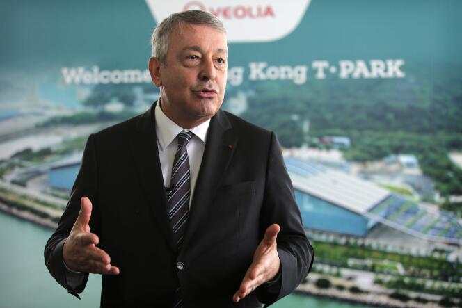 Antoine Frérot, le PDG de Veolia, affirme vouloir construire le « grand champion mondial français de la transformation écologique ».
