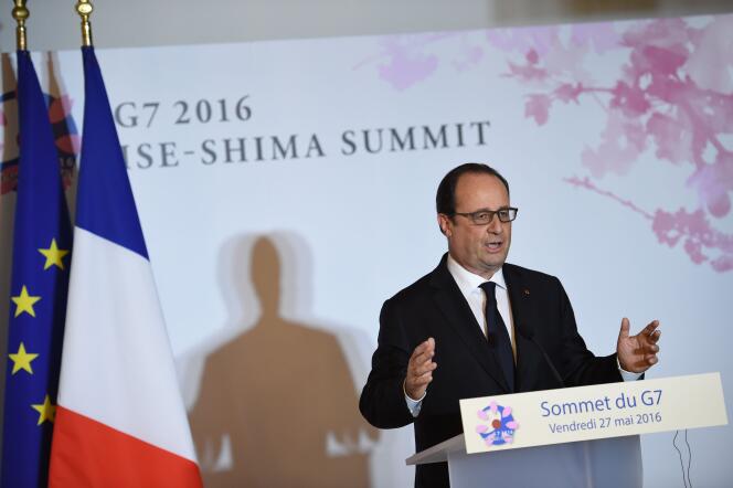 François Hollande s’est exprimé sur les mouvements de contestation de la loi travail depuis le sommet du G7 au Japon.