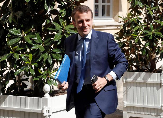 Emmanuel Macron, à Matignon, le 28 mai.