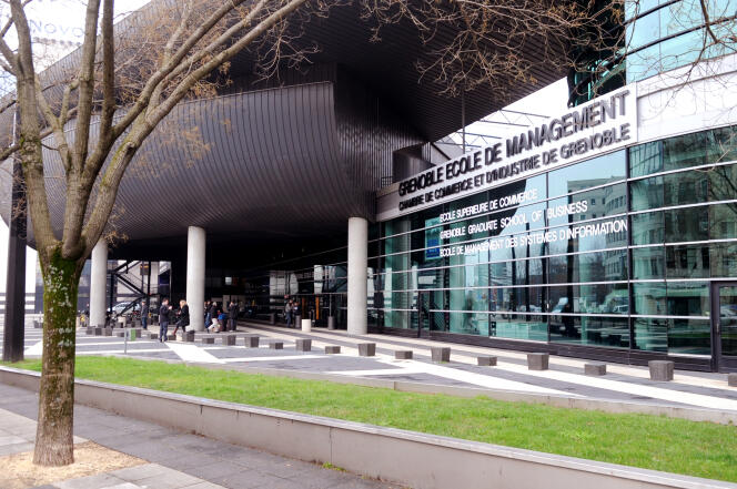 La Grenoble Ecole de management  (GEM), place Robert Schuman, à Grenoble (Isère).
