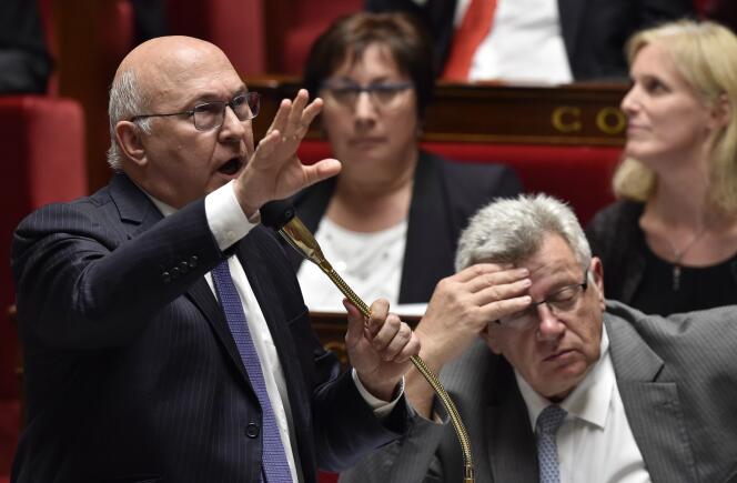 Michel Sapin, ministre des finances, à l’Assemblée nationale le 1er juin.