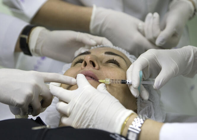 Une injection de Botox, le 13 novembre à Rio de Janeiro.
