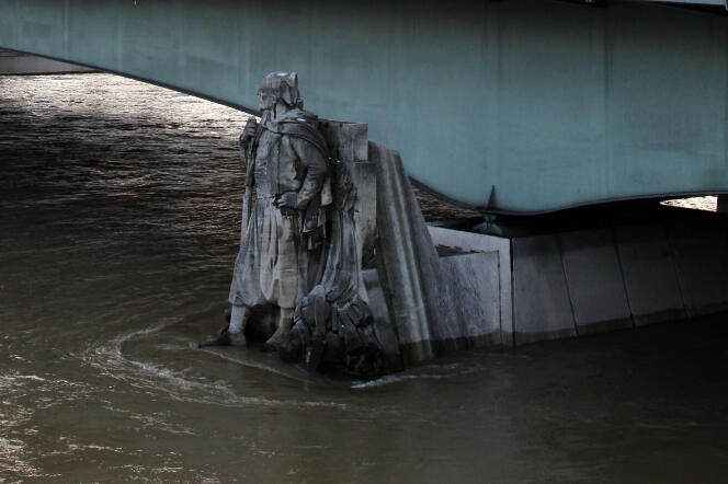Le 26 décembre 2010, la Seine se situe à 3,7 m.