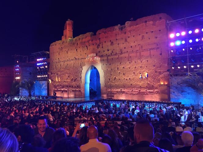 Gala de clôture du Marrakech du rire, samedi 4 juin, sur la scène du palais El Badiî.
