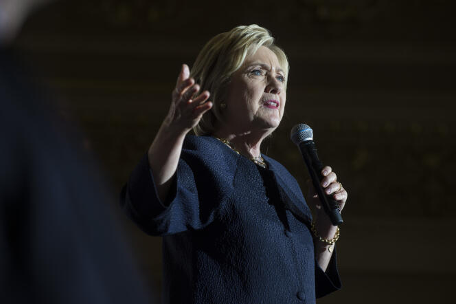 Hillary Clinton, lors d’un meeting à San Francisco, le 26 mai.