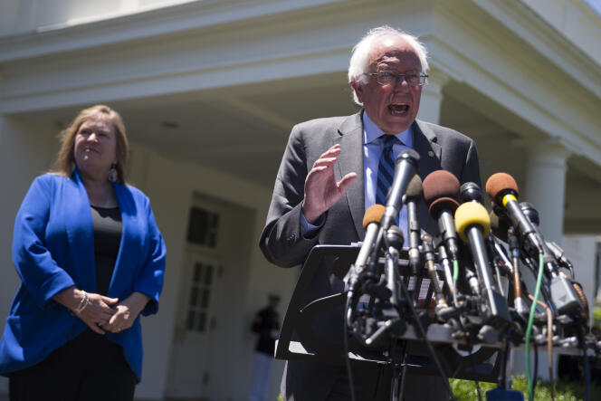 Bernie Sanders, le 9 juin à la Maison Blanche.