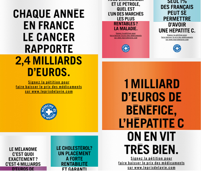 Une Pub Provocatrice De Medecins Du Monde Denonce Les Prix