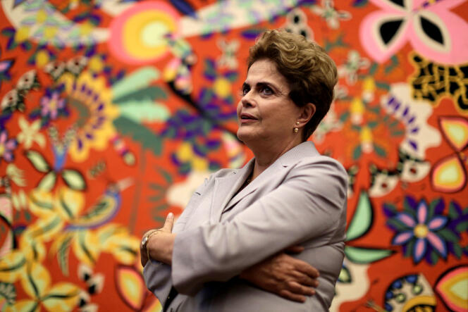 Dilma Rousseff à Brasilia, le 14 juin.