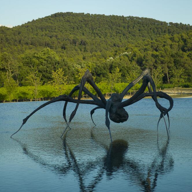 « Crouching Spider » (2003), de Louise Bourgeois, à découvrir au château La Coste