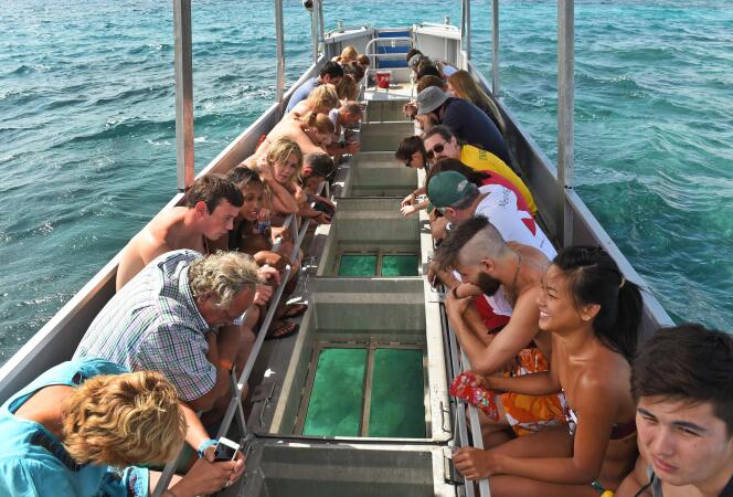 Les recettes touristiques issues de la Grande Barrière de corail sont estimées à 2,1 milliards d’euros.